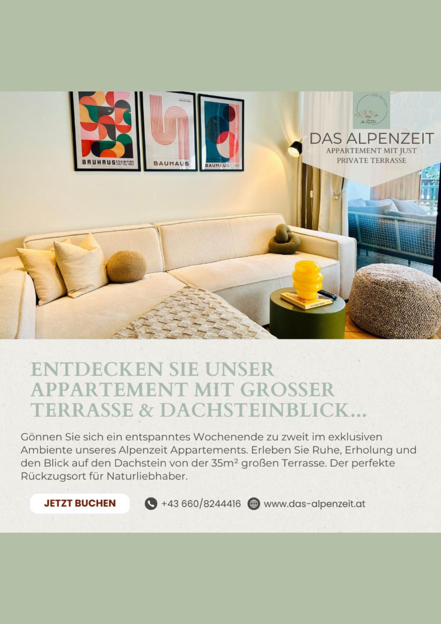 Das Alpenzeit Appartement Mit Just Private Terrasse (Adults Only) Bad Aussee Exteriér fotografie